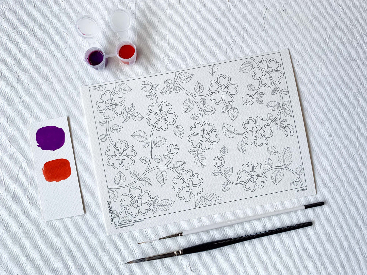 Petunias Painting Kit