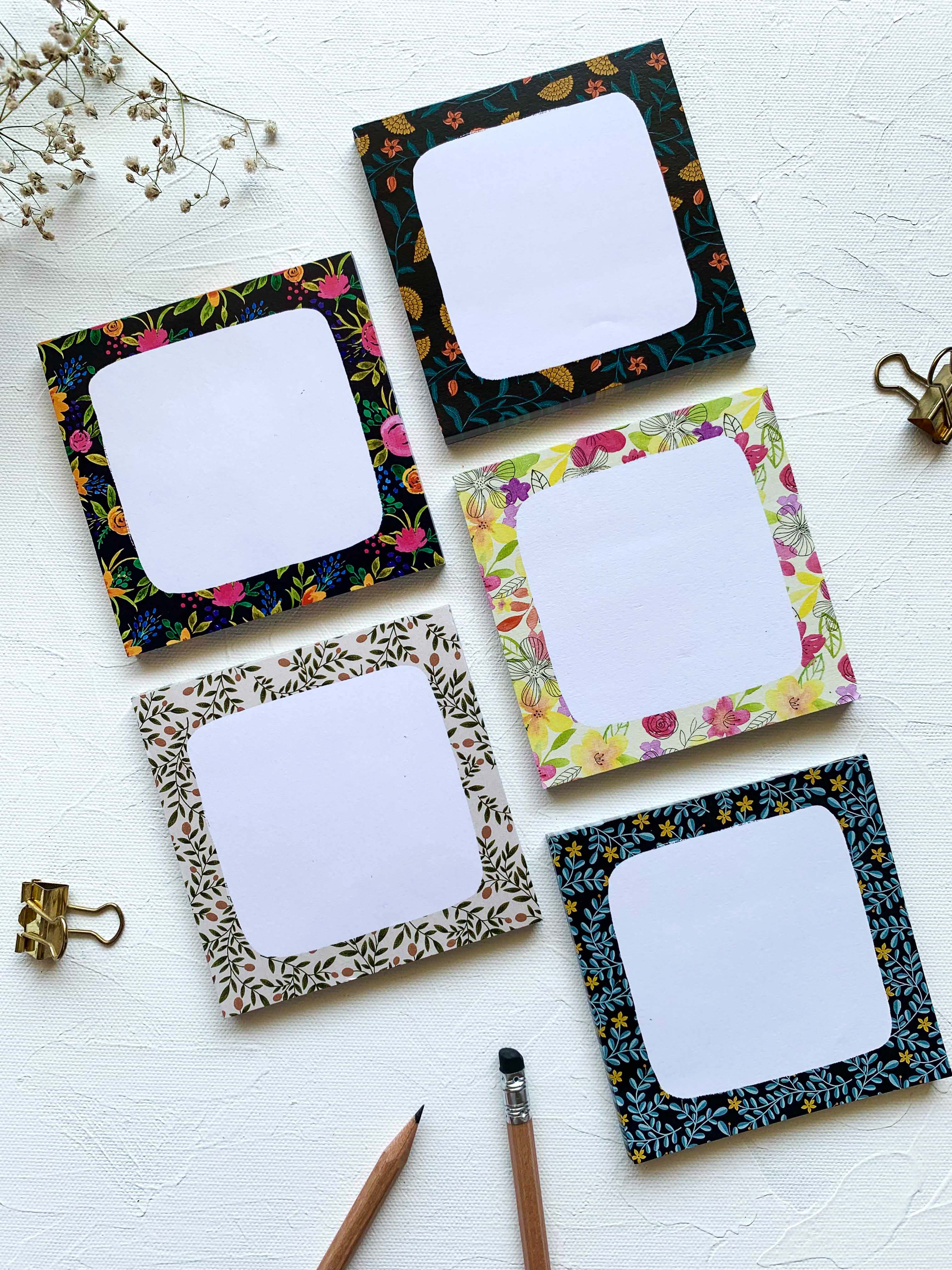 Set of 5 Notepads – The Artsychoke