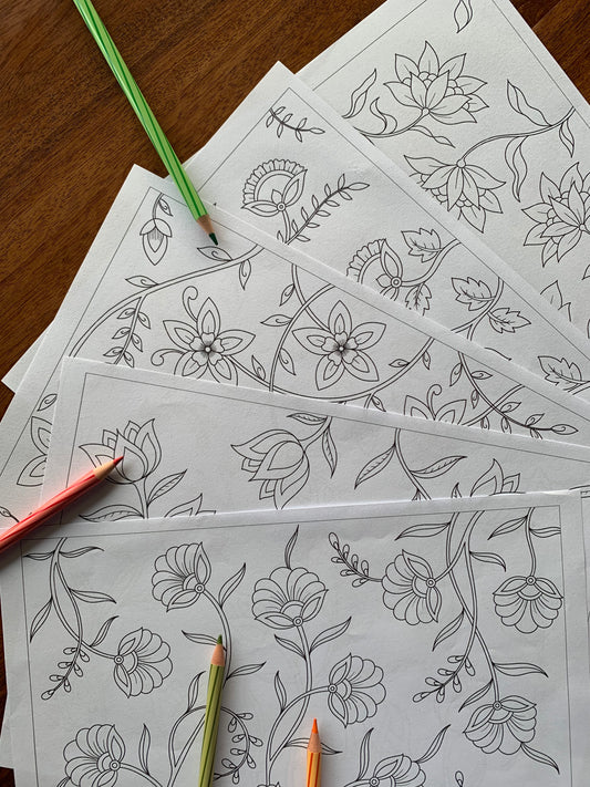 Colouring Sheets - Bundle of 5