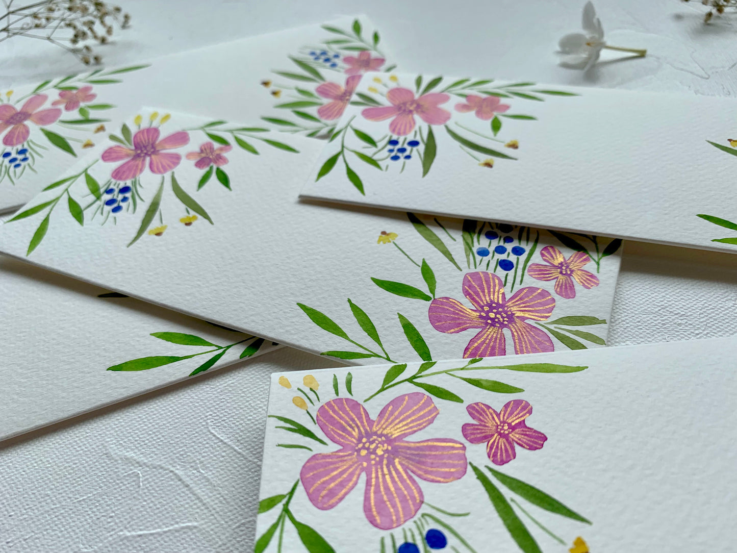Periwinkle - Money Envelopes with Notecards (Set of 5)